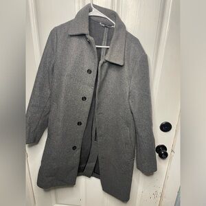 Zara grey coat size small